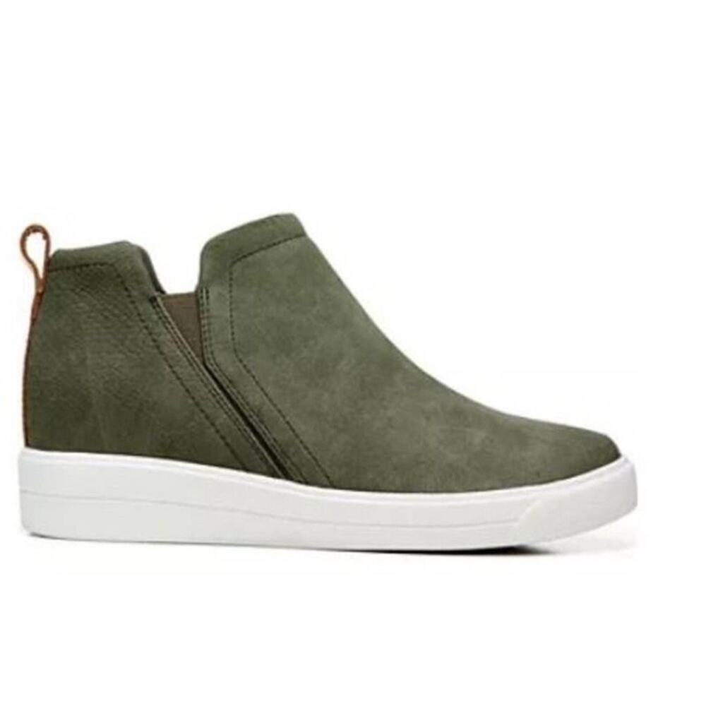 Ryka Vera Women High-Top Sneaker Size 8.5 W Green Hidden Wedge Heel Slip-On New - Picture 4 of 9
